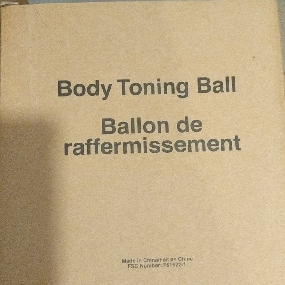 BODY TONING BALL FITNESS EXERCISE BALL - Picture 2 of 5